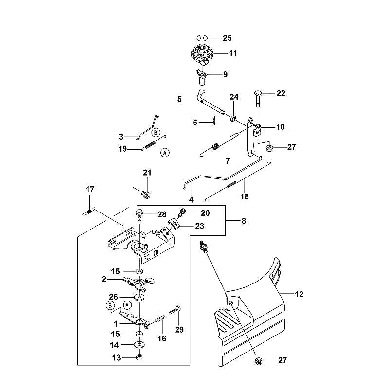 STIHL Compression spring OEM 00019972000 technical drawing position 16
