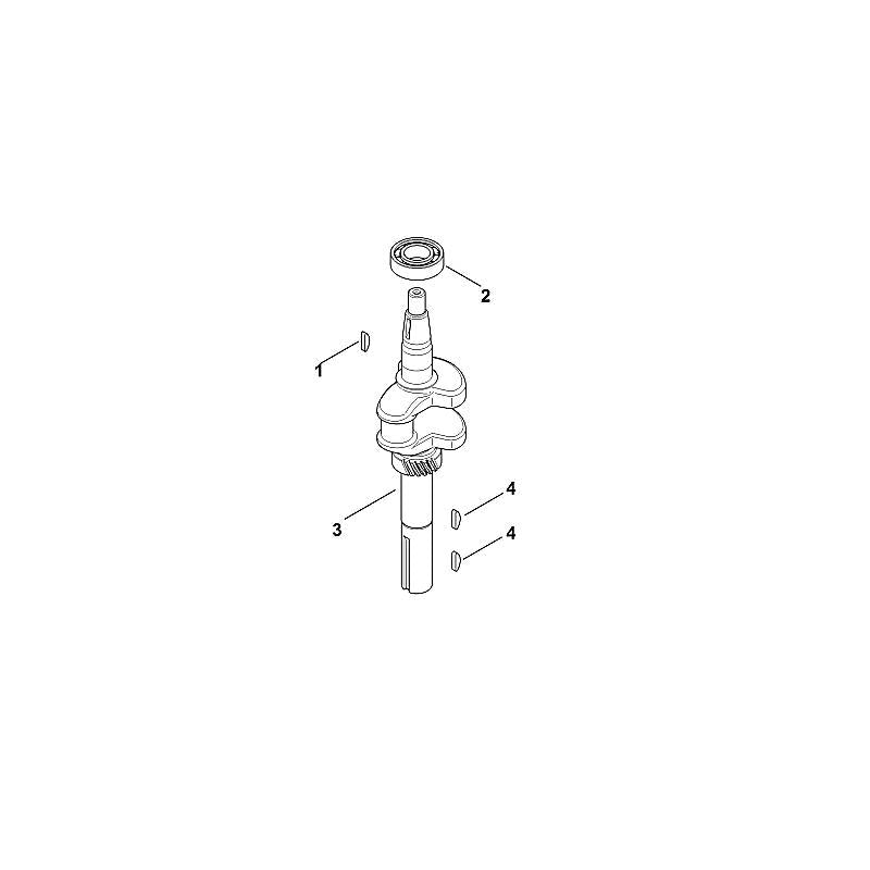 STIHL Bearing OEM 00020213600 technical drawing position 2