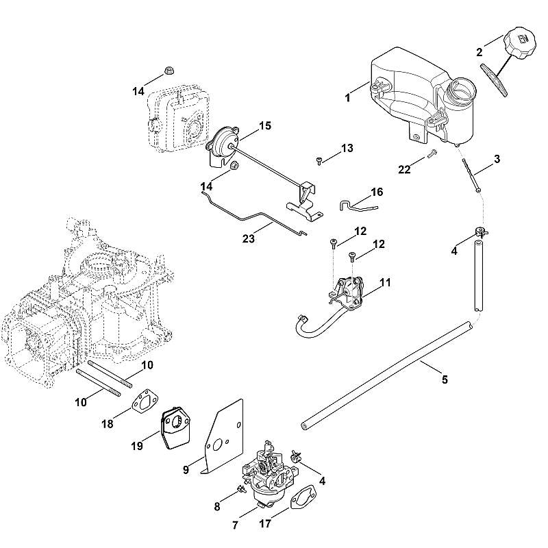 STIHL Jet set for high-altitude operation OEM 00020071015 technical drawing position -1