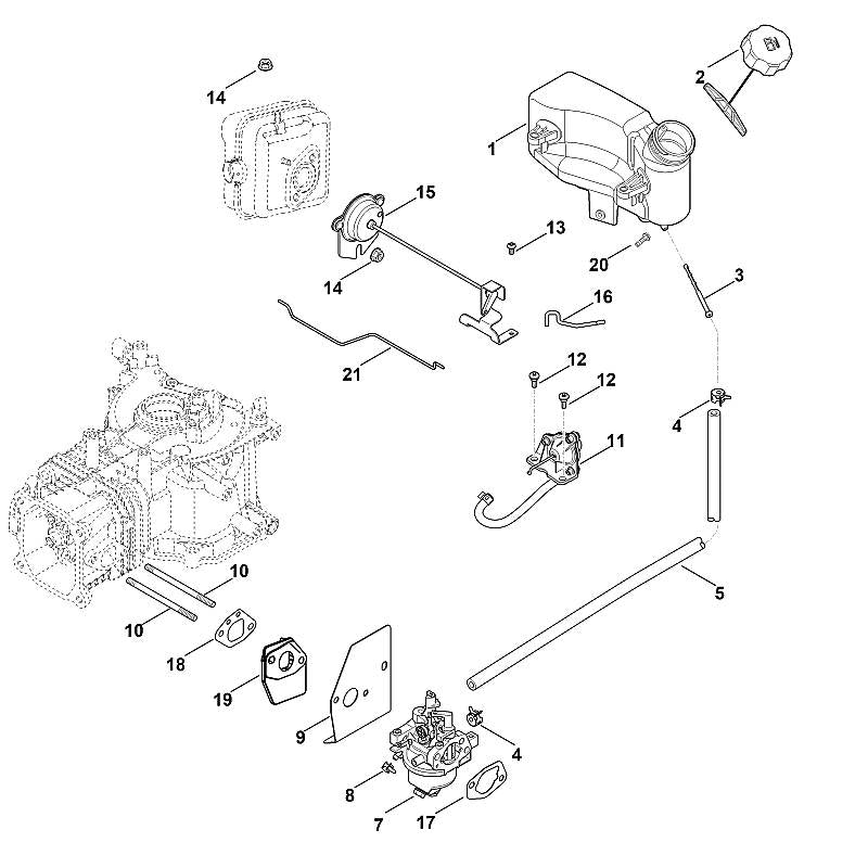 STIHL Collar nut M6 OEM 00029550800 technical drawing position 14