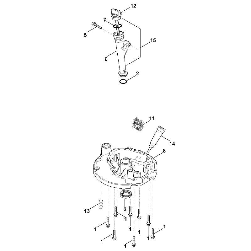 STIHL Cover OEM 00020201110 technical drawing position 8
