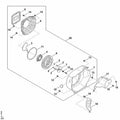STIHL Starter device complete. (OEM 0004-190-4001)