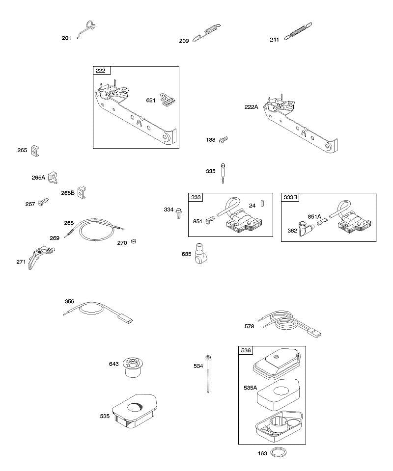STIHL 271139S GASKET, AIR CLEANER OEM 00030000044 technical drawing position 163