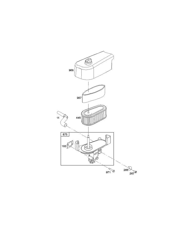 STIHL 795066 FILTER, A/C CARTRIDGE OEM 00030002214 technical drawing position 445