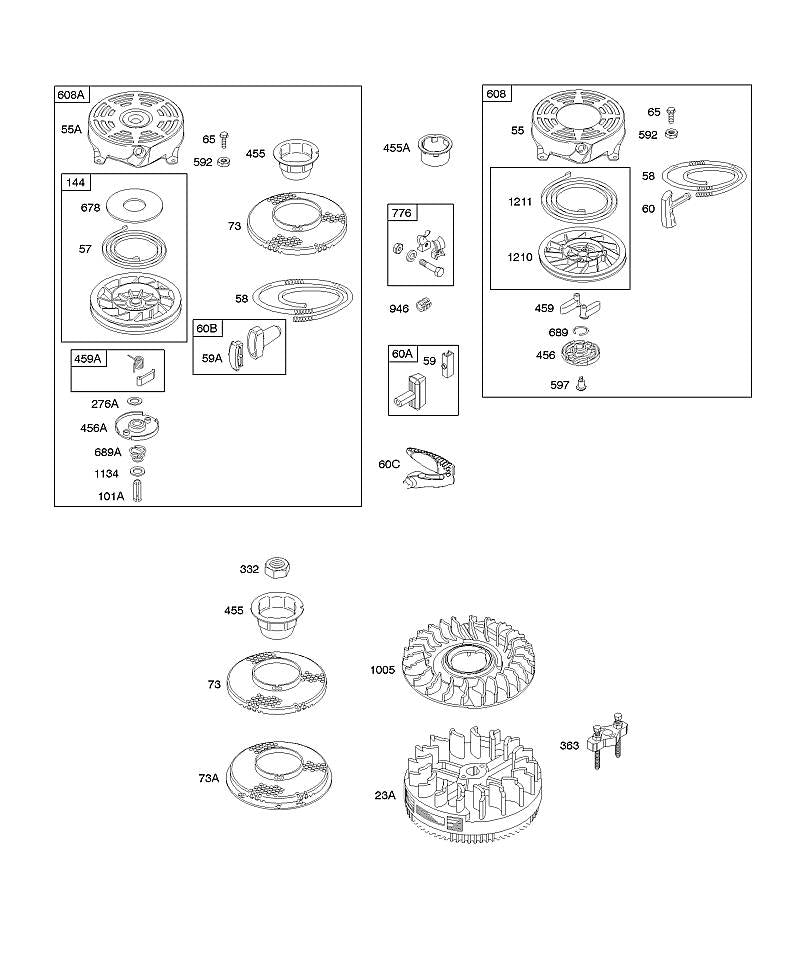 STIHL 280399S ROPE-STARTER OEM 00030000088 technical drawing position 58