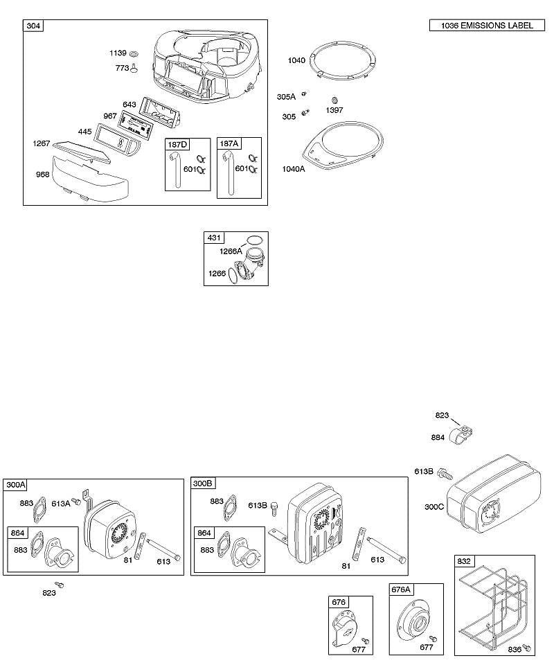 STIHL 697292 FILTER, PRE CLEANER OEM 00030001539 technical drawing position 967