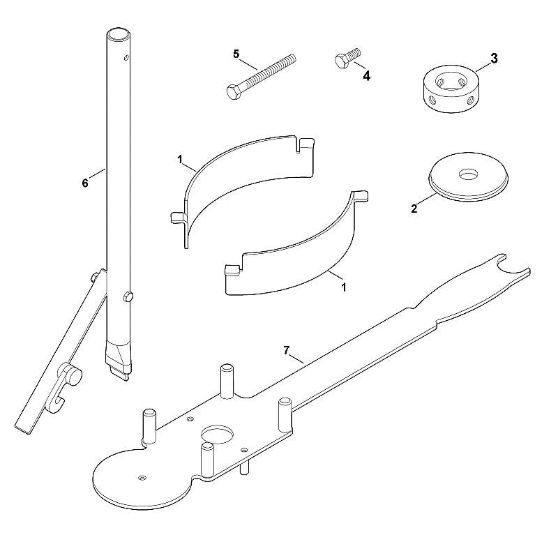 STIHL Uninstalling tools OEM 00008906500 technical drawing position 3