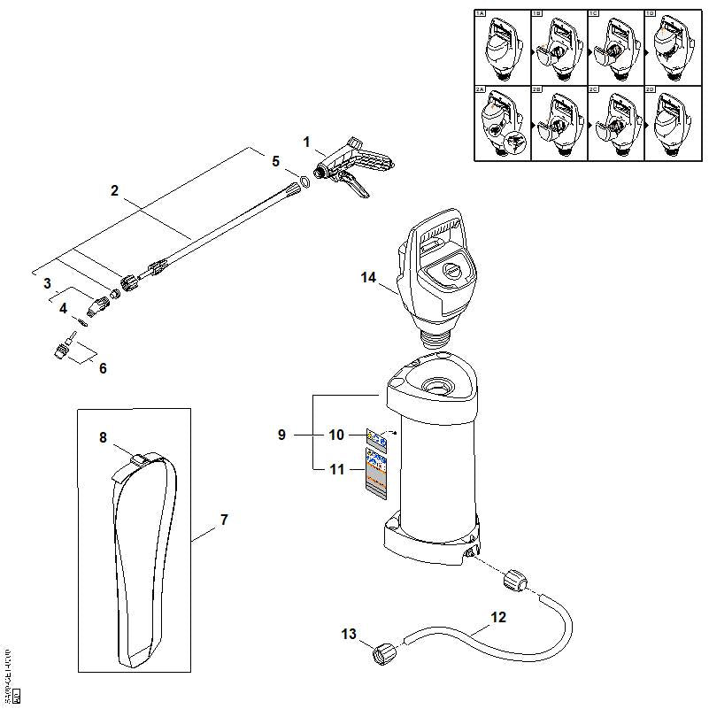 STIHL Connector OEM 42555130201 technical drawing position 3