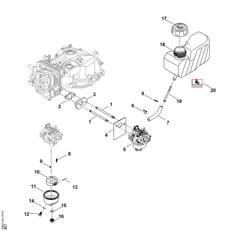 STIHL Gasket OEM 00071290901 technical drawing position 2