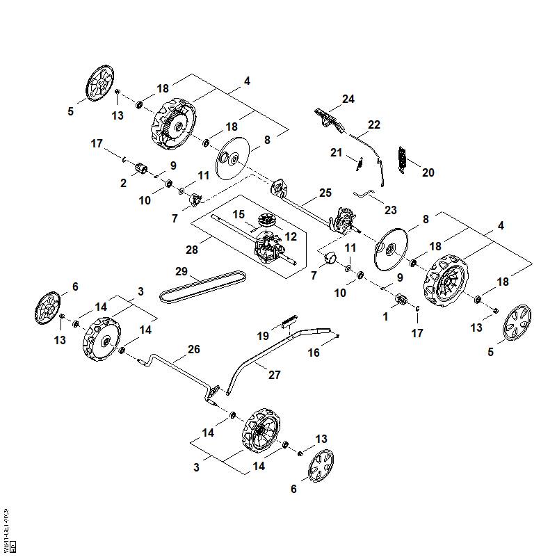 STIHL Cover OEM 00007043600 technical drawing position 8