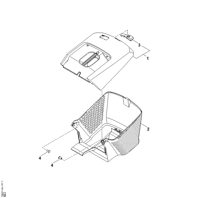 STIHL Bolt OEM 00007039000 technical drawing position 4