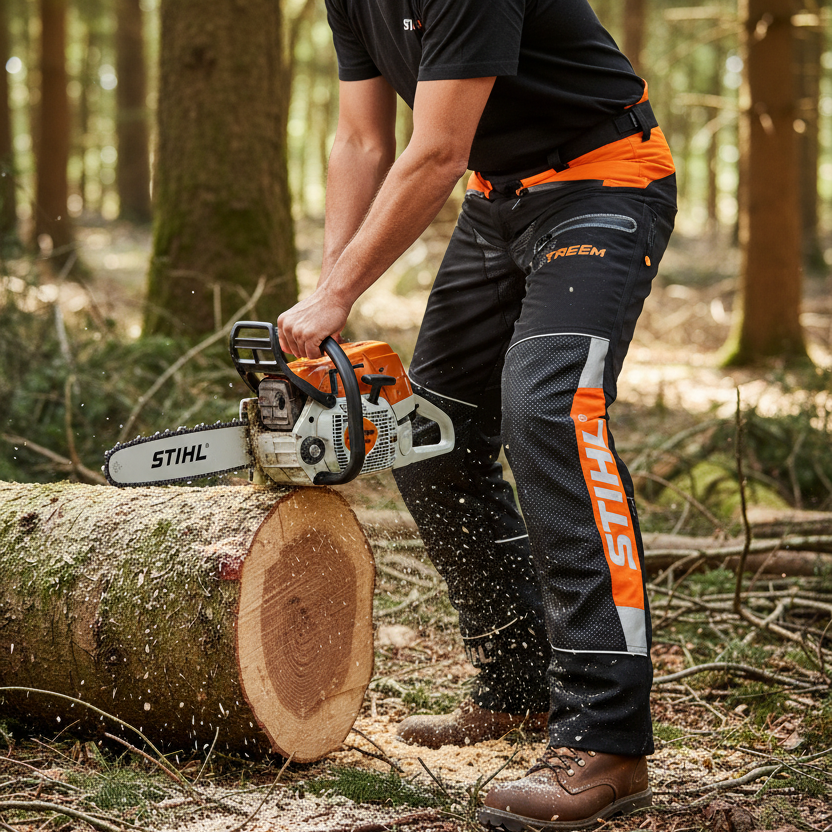 STIHL ADVANCE X-TREEm trousers SZ L black (OEM 0088-342-1605)