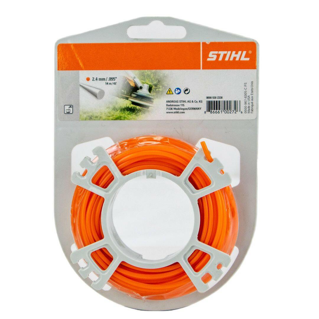 STIHL Line round Ø 2.4 mm x 253 m orange OEM 00009302246 technical drawing position -1